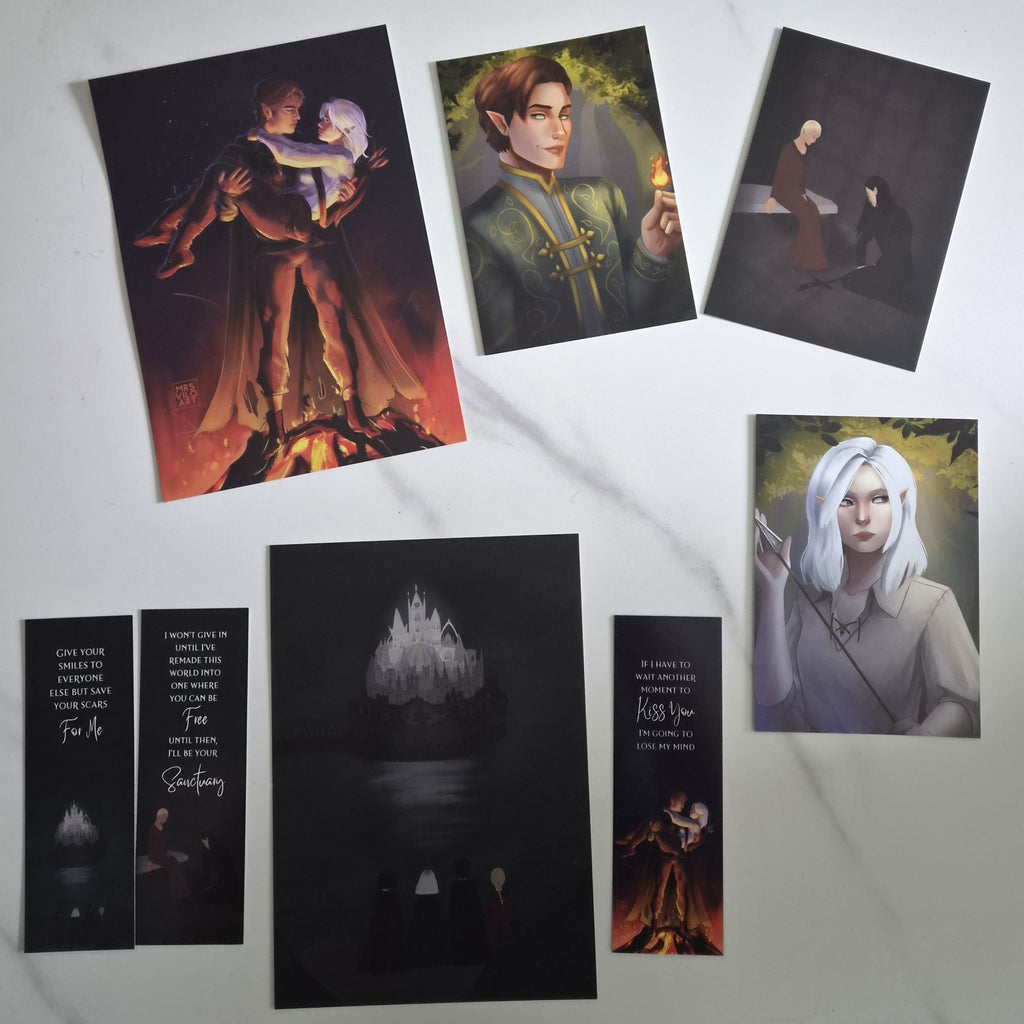 Marie Violet Art & Signed Bookplate Bundle