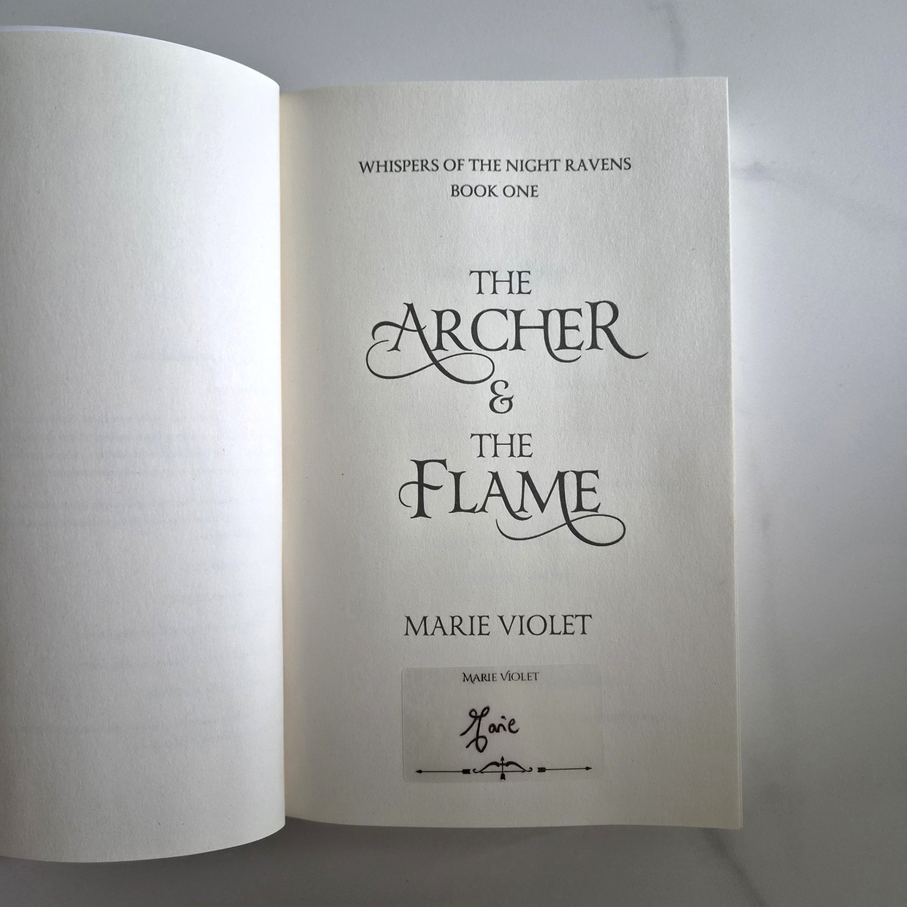 Marie Violet Signed Bookplates
